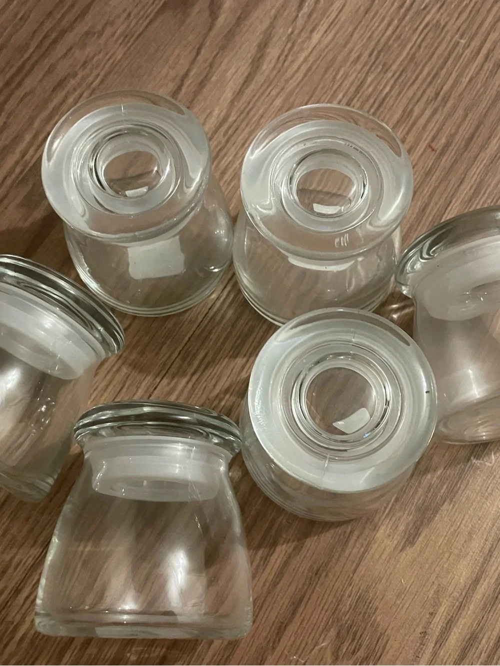 Crate&Barrel Clear Spice Jar with White Label